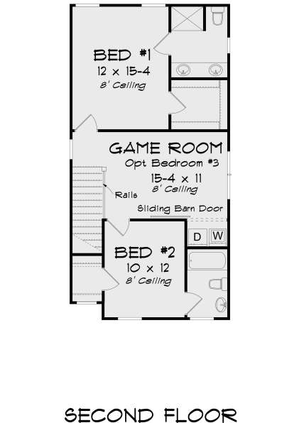 Second Floor for House Plan #4848-00356