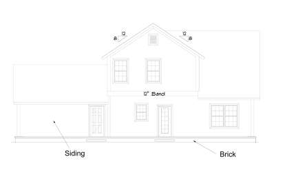 Country House Plan #4848-00357 Elevation Photo