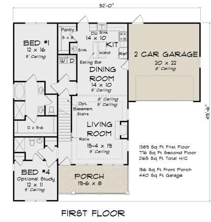 House Plan House Plan #23647 Drawing 1