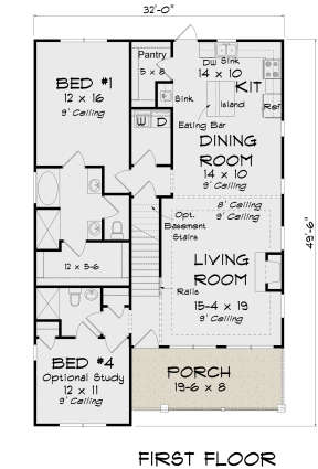 Main Floor for House Plan #4848-00358