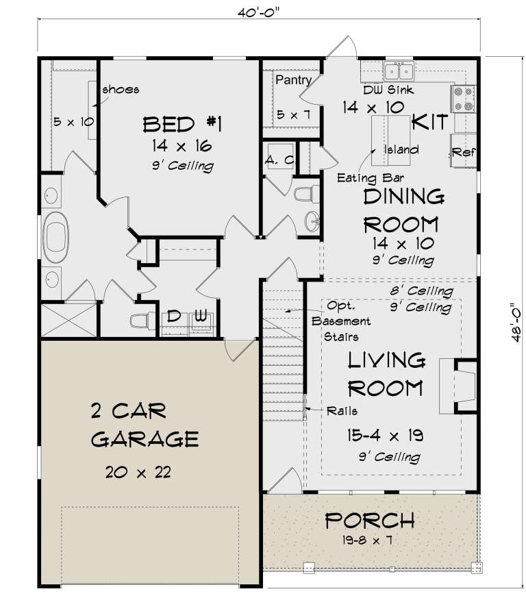 House Plan House Plan #23650 Drawing 1