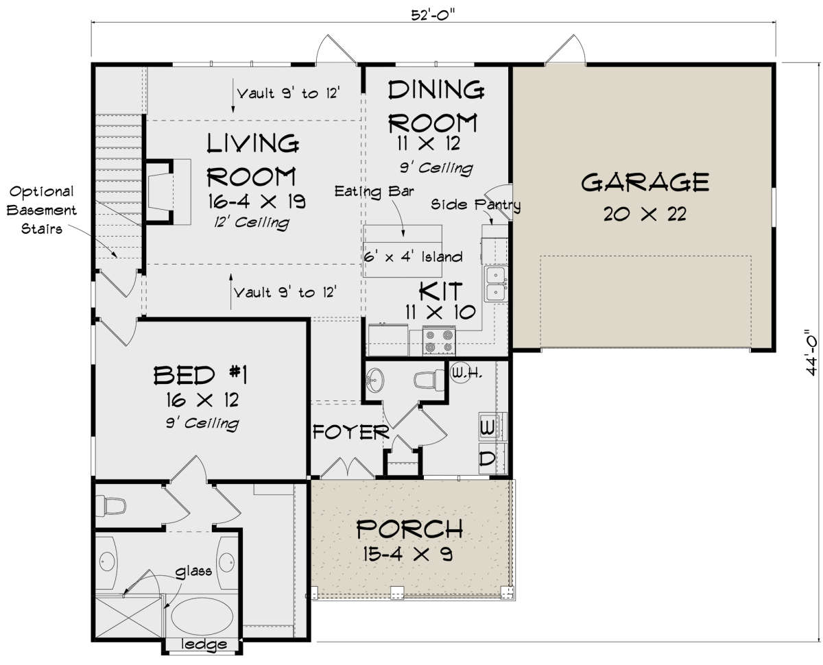 Main Floor for House Plan #4848-00361