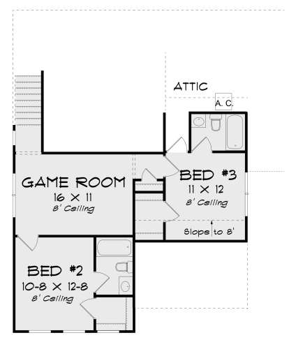 Second Floor for House Plan #4848-00361