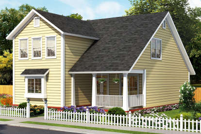 3 Bed, 3 Bath, 1878 Square Foot House Plan - #4848-00362