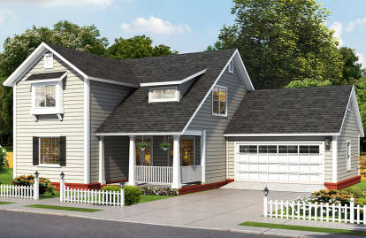Craftsman House Plan #4848-00363 Elevation Photo