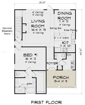 Main Floor for House Plan #4848-00364