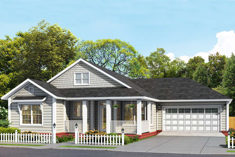 House Plan House Plan #23655 Front Elevation 
