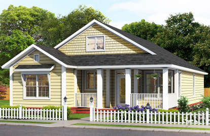 House Plan House Plan #23656 Front Elevation 