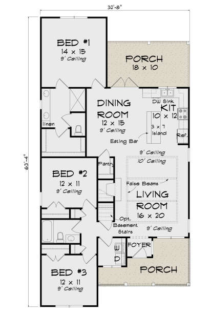 House Plan House Plan #23656 Drawing 1