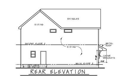 Craftsman House Plan #402-01598 Elevation Photo