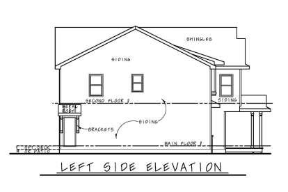 Craftsman House Plan #402-01598 Elevation Photo