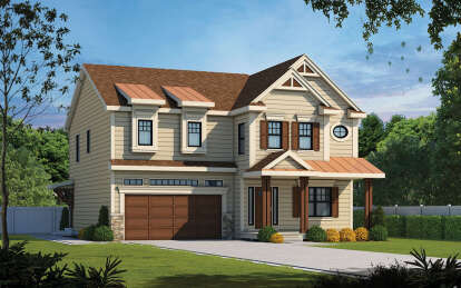 Craftsman House Plan #402-01598 Elevation Photo