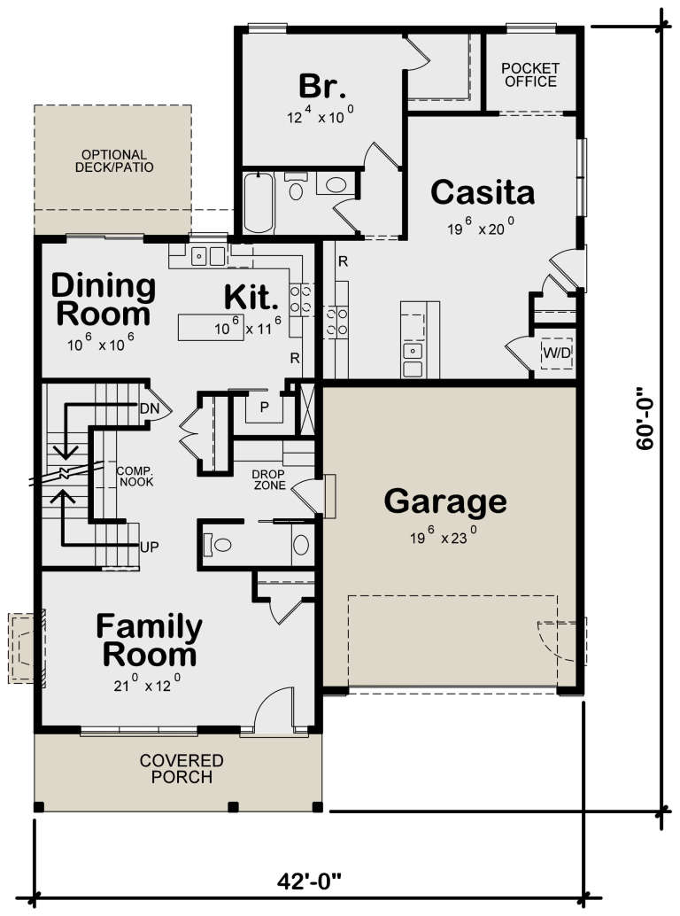 House Plan House Plan #23659 Drawing 1