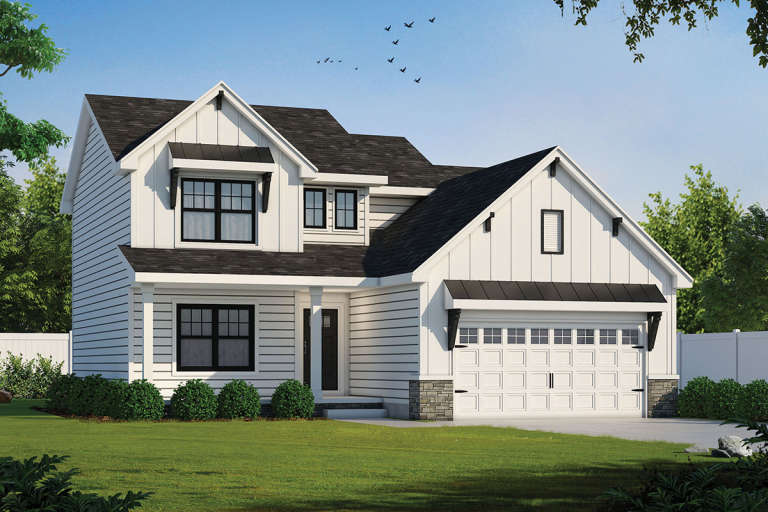 Modern Farmhouse House Plan #402-01600 Elevation Photo