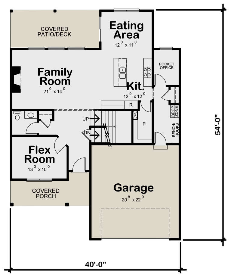 House Plan House Plan #23660 Drawing 1