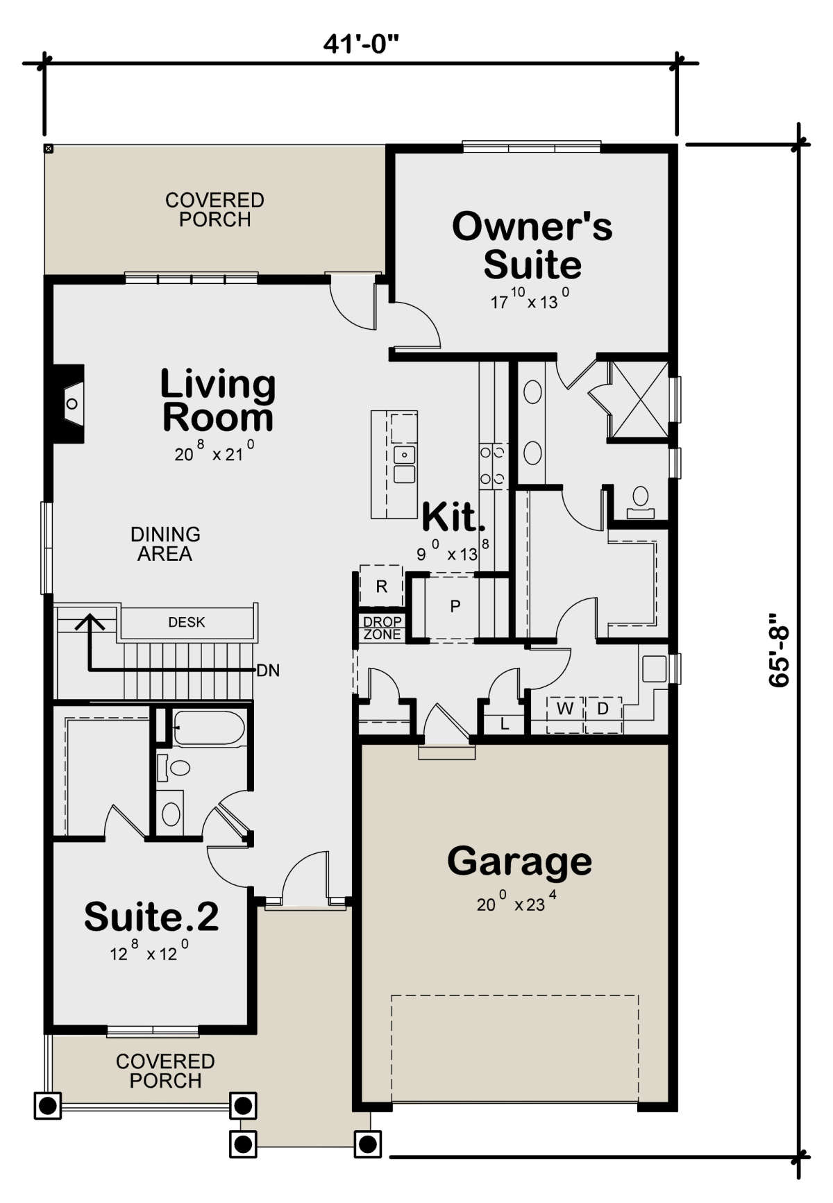 Main Floor for House Plan #402-01601