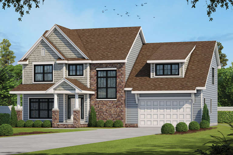 House Plan House Plan #23662 Front Elevation 