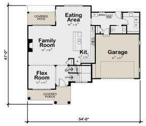 Traditional Plan: 2,587 Square Feet, 3-4 Bedrooms, 2.5 Bathrooms - 2802 ...