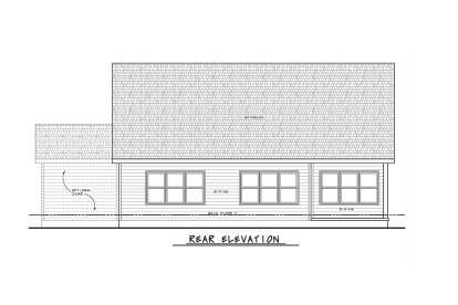 Ranch House Plan #402-01603 Elevation Photo