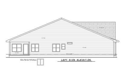 Ranch House Plan #402-01603 Elevation Photo