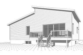 Modern House Plan #034-01225 Elevation Photo