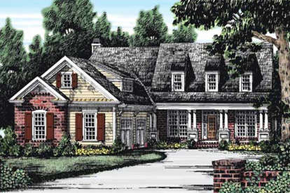 Cape Cod House Plan #8594-00346 Elevation Photo