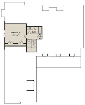 Optional Second Floor for House Plan #8594-00346