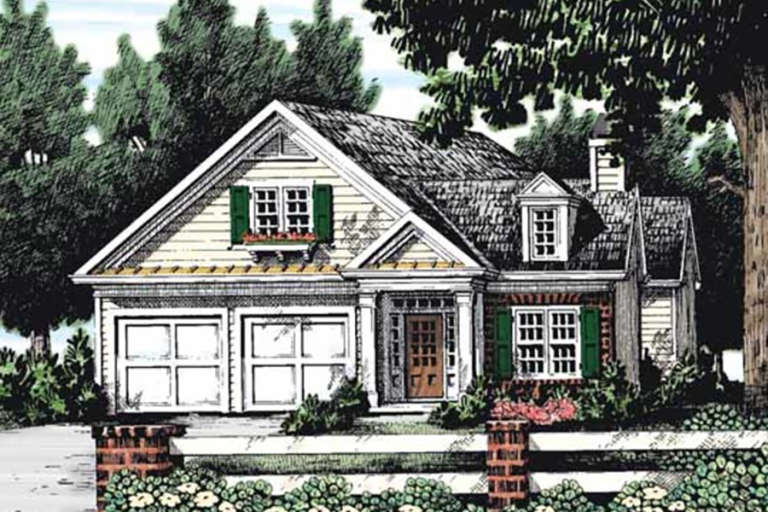 House Plan House Plan #23670 Front Elevation 