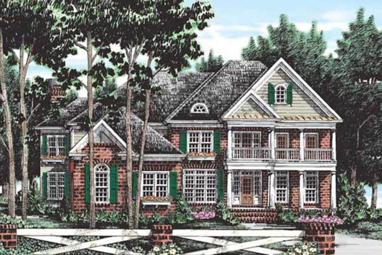 House Plan House Plan #23671 Front Elevation 
