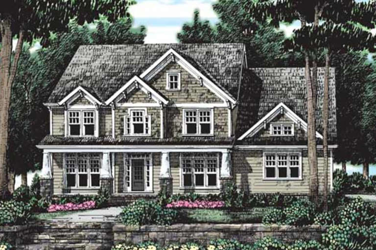 House Plan House Plan #23673 Front Elevation 