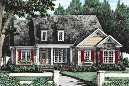 Country House Plan #8594-00351 Elevation Photo
