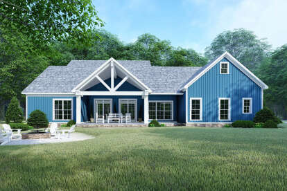 Modern Farmhouse House Plan #8318-00126 Elevation Photo