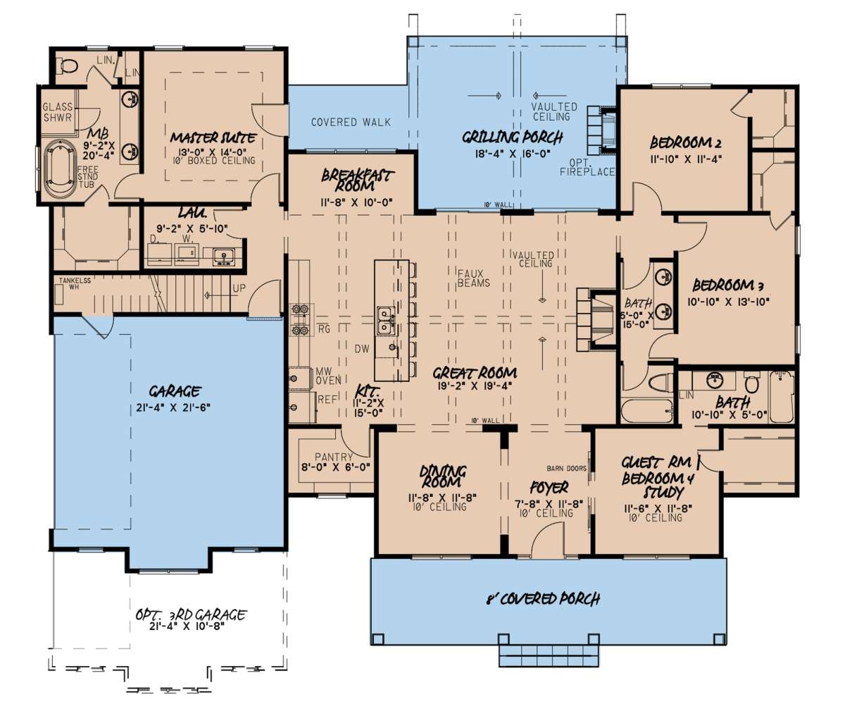 Main Floor for House Plan #8318-00126