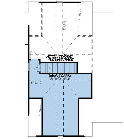 Bonus Room for House Plan #8318-00126