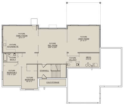 Second Floor for House Plan #7306-00006