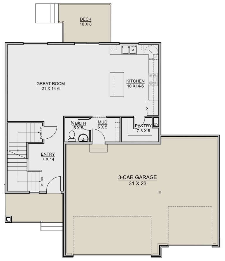 House Plan House Plan #23677 Drawing 1