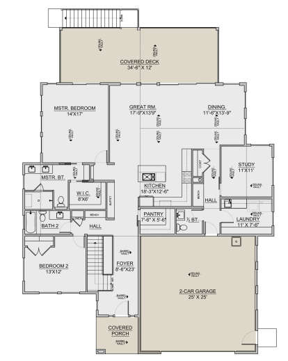 Main Floor for House Plan #7306-00008