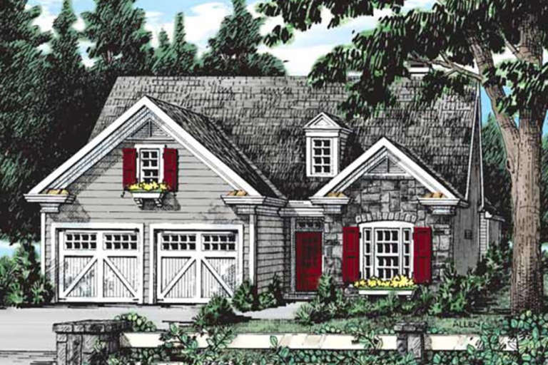 House Plan House Plan #23679 Front Elevation 