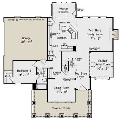 Main Floor for House Plan #8594-00353