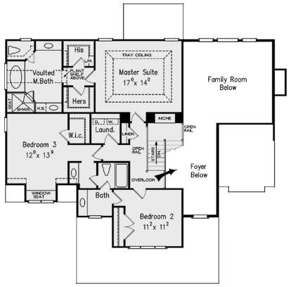 Second Floor for House Plan #8594-00353
