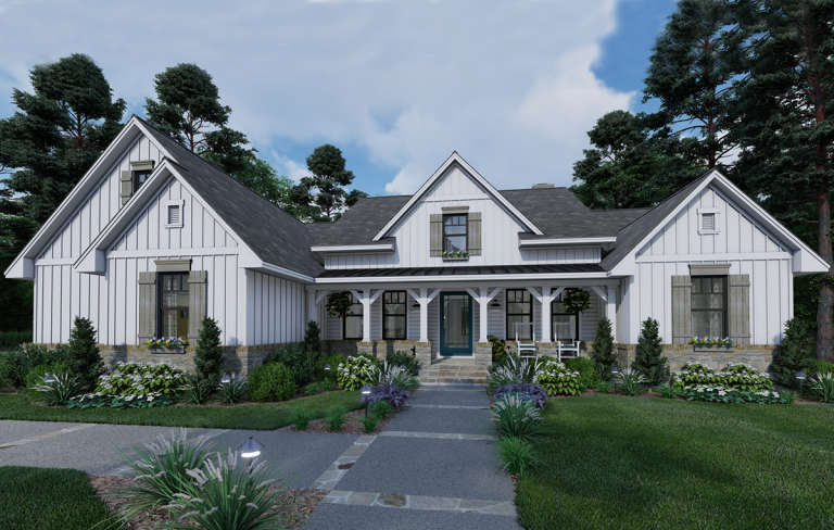 House Plan House Plan #23685 Front Elevation 