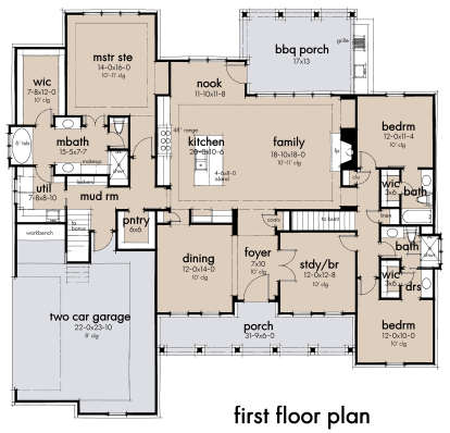 Main Floor for House Plan #9401-00103