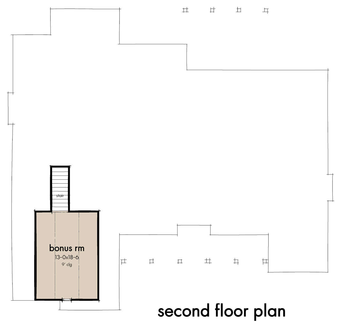 Bonus Room for House Plan #9401-00103