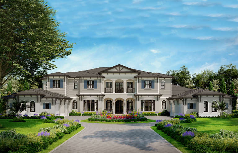 House Plan House Plan #23686 Front Elevation 