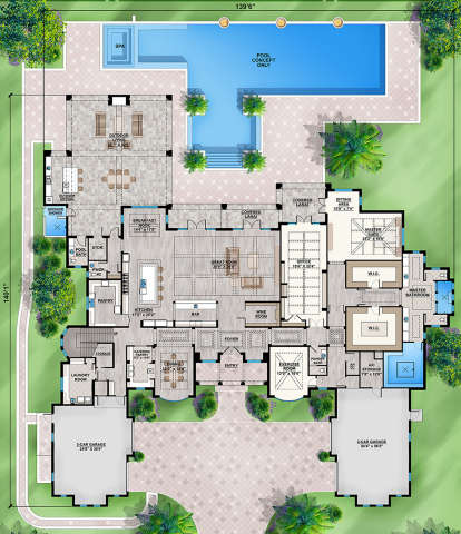 Main Floor for House Plan #207-00078