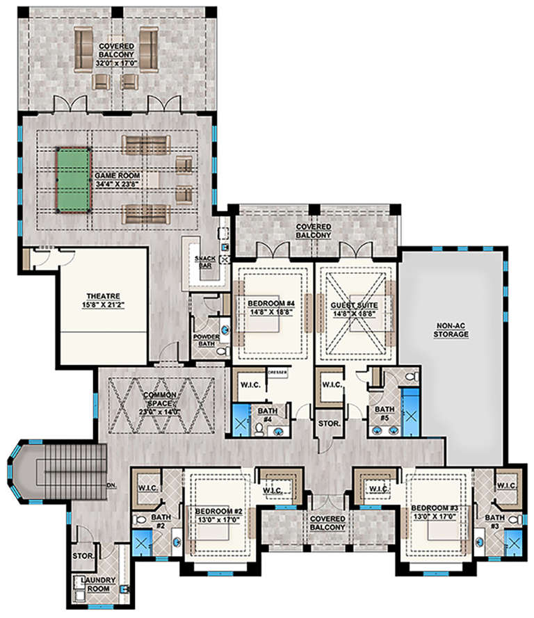 House Plan House Plan #23686 Drawing 2