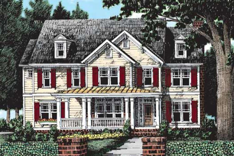 House Plan House Plan #23687 Front Elevation 