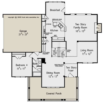 Main Floor for House Plan #8594-00357