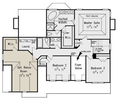 Second Floor for House Plan #8594-00358
