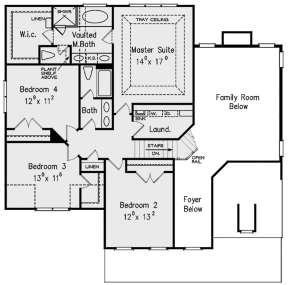 Second Floor for House Plan #8594-00359